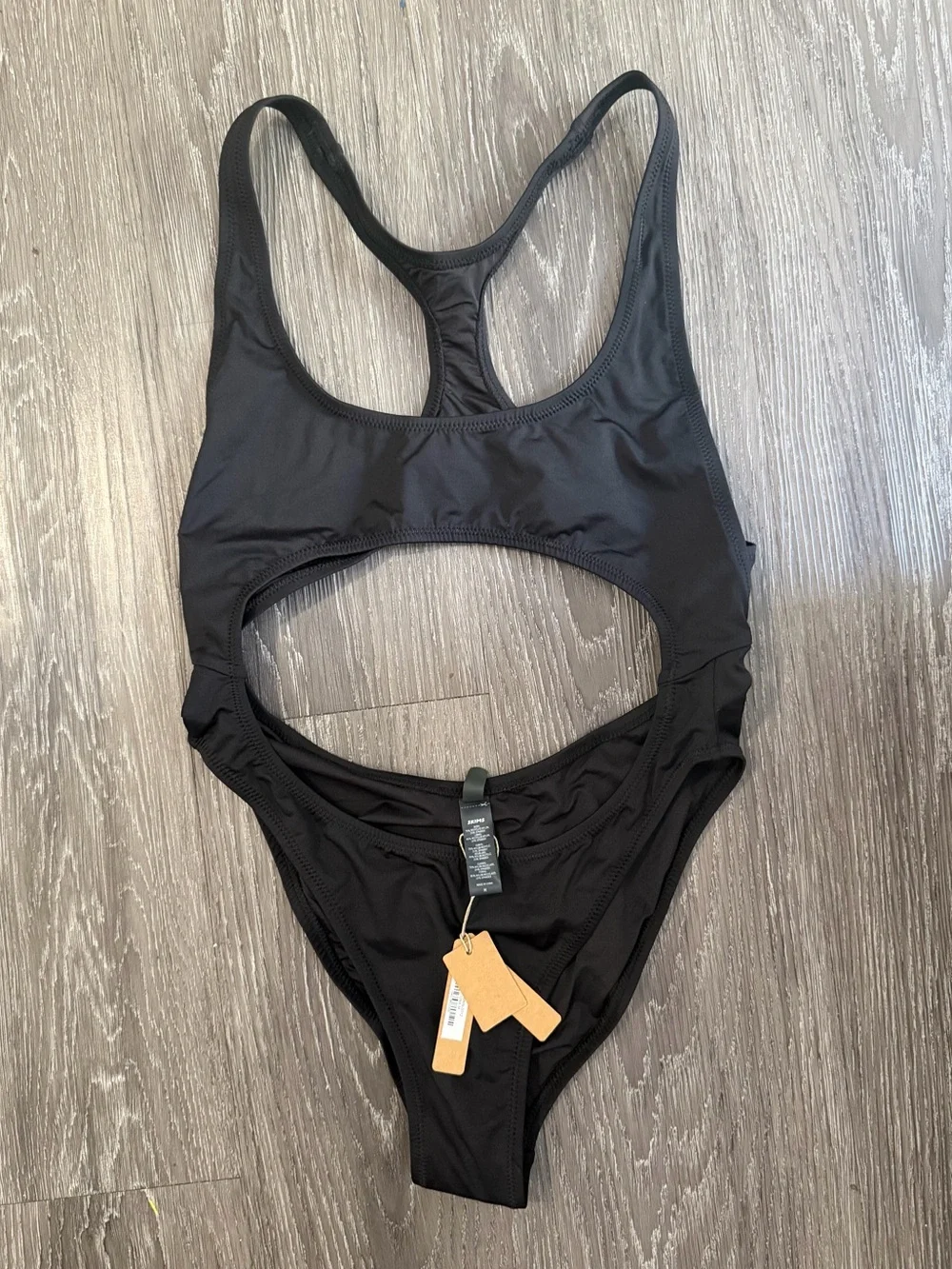 SKIMS Signature Swim Cutout black